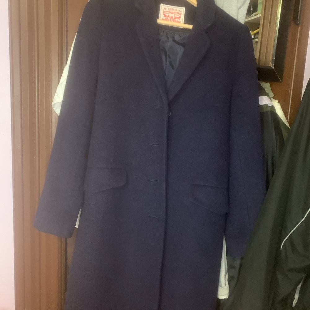 Levi Strauss Women's Navy Trench Coat